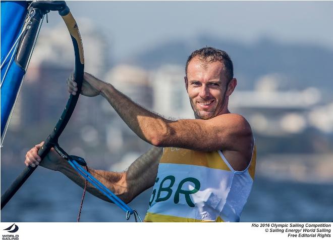 Nick Dempsey – Day 2 - Rio Olympics © Sailing Energy / World Sailing